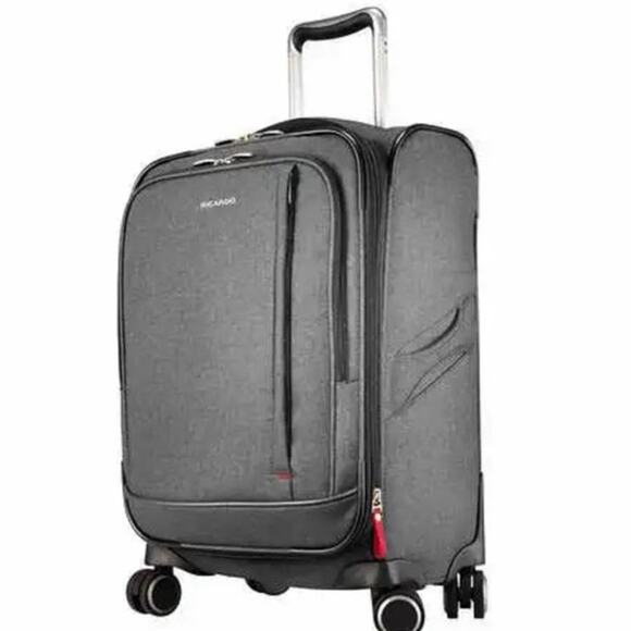 Ricardo Camden Drive 22″ Softside Carry-On Spinner color blue excellent cond. - Picture 1 of 15